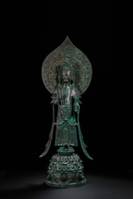 Bronze Buddha Standing Statue from the Northern Wei Dynasty, China