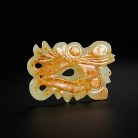 China Hongshan Period Hongshan Culture Gouyun Jade Pendant