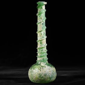 Ancient Roman glass vase