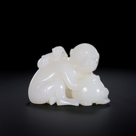 In the Qing Dynasty, Hetian white jade was awarded the title of nobility.