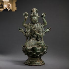 Chinese Liao Dynasty bronze Buddha statue