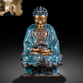 Chinese Ming Dynasty gilded Buddha statue