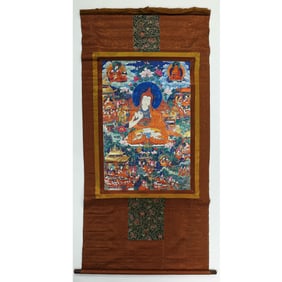 Chinese Qing Dynasty Buddhist Thangka