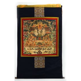 Chinese Qing Dynasty Buddhist Thangka