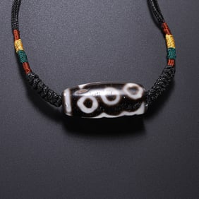 Pure Dzi Bead Necklace from the Tang Dynasty, China