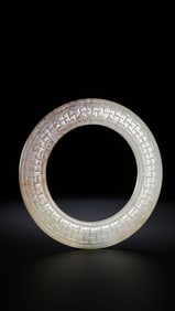 Chinese Han Dynasty Jade Bi