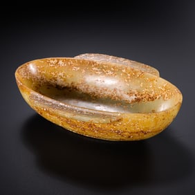 Chinese Han Dynasty Jade Ear Cup