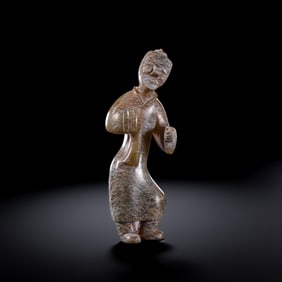 Chinese Han Dynasty Jade Figures