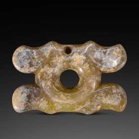 China Hongshan Period Hongshan Culture Gouyun Jade Pendant