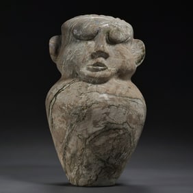 Chinese Tang Dynasty Stone Man Jar