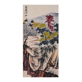 Flowers by Qi Baishi
