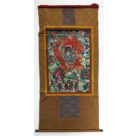 Chinese Qing Dynasty Buddhist Thangka
