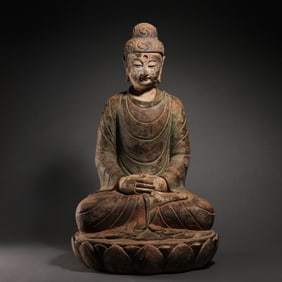 Chinese Song Dynasty clay sculpture of Buddha