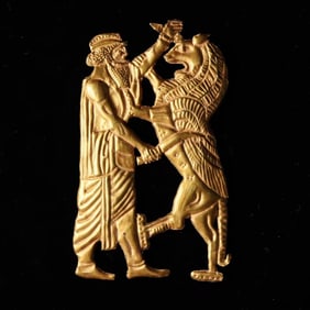 Ancient Persian culture, pure gold ornaments