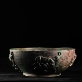 Hercules copper bowl