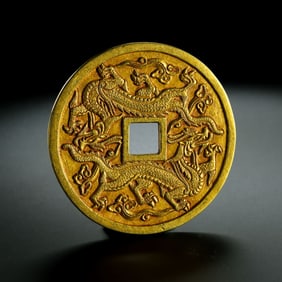 Ancient Chinese pure gold coins