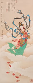 Flying Ladies by Zhang Daqian
