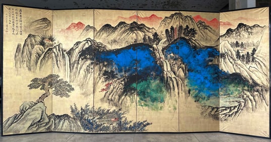 Splash-ink Landscape by Zhang Daqian