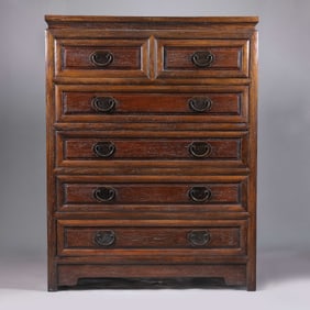 Chinese Qing Dynasty Huanghuali Wood Cabinet