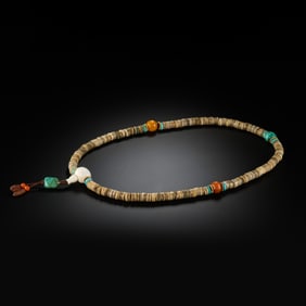Chinese Qing Dynasty Buddhist Kapalala Prayer Beads