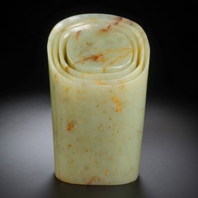 Jade Horse-hoof Tube of Hongshan Culture, Hongshan Period, China