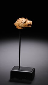 Chinese Han Dynasty Jade Phoenix Head
