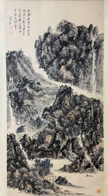 Landscape by Huang Binhong
