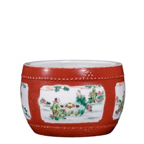 Chinese Ming Dynasty Chenghua Period Character Story Jar