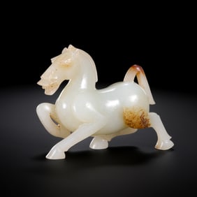 Chinese Han Dynasty Jade Horse