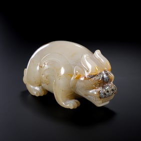 Chinese Han Dynasty Jade Beasts