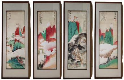 "Wu Gorge in Autumn" by Zhang Daqian