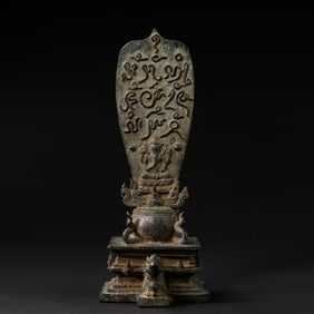Bronze elephant god of West Asia