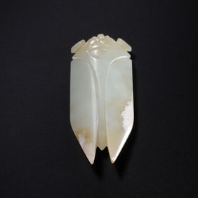 Chinese Han Dynasty Jade Cicada