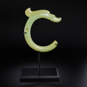 Jade C dragon of Hongshan culture during the Hongshan period of China