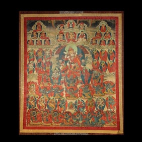 Chinese Qing Dynasty Buddhist Thangka