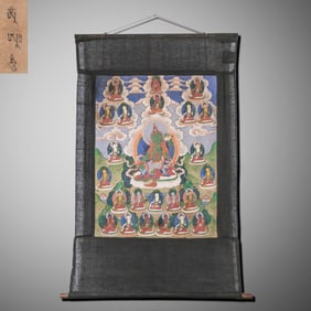 Chinese Qing Dynasty Buddhist Thangka