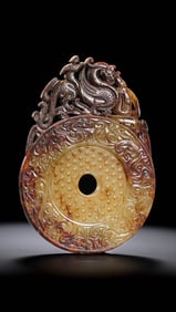 Chinese Han Dynasty Jade Bi