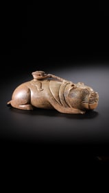 Chinese Han Dynasty Jade Pig