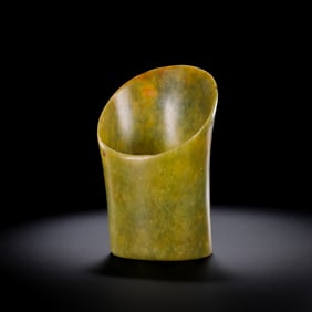 Jade Horse-hoof Tube of Hongshan Culture, Hongshan Period, China