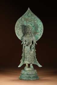 Bronze Buddha statue from the Northern and Southern Dynasties of China