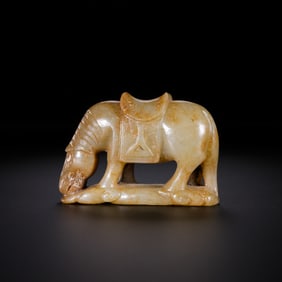 Chinese Han Dynasty Jade Horse