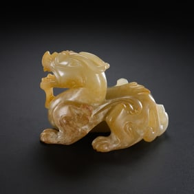 Chinese Han Dynasty Jade Beasts