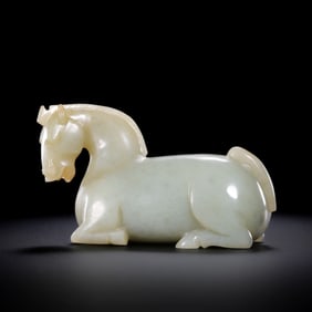 Chinese Han Dynasty Jade Horse