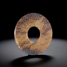 Chinese Han Dynasty Jade Bi