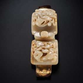 Chinese Liao Dynasty Jade Belt Buckle