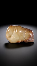 Chinese Han Dynasty Jade Elephant