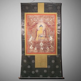 Chinese Qing Dynasty Buddhist Thangka