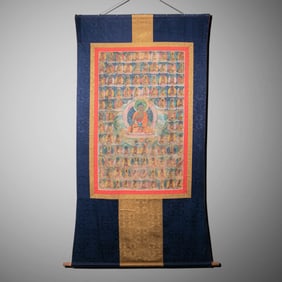 Chinese Qing Dynasty Buddhist Thangka