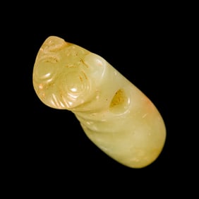 Jade Silkworm of Hongshan Culture during the Hongshan Period in China