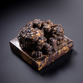 Shoushan stone seal from the Qing Dynasty